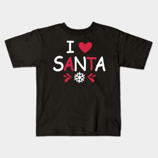 I Love Santa Kids T-Shirt